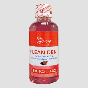 ENJUAGUE BUCAL CLEAN DENT 250ml FRUTOS ROJOS